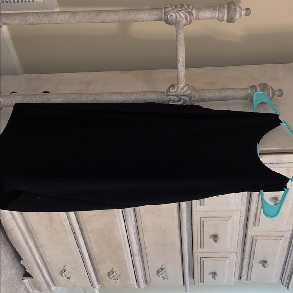 Black shift dress